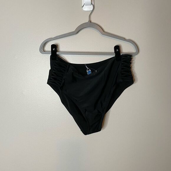 Ashley Stewart Off the Shoulder Ruffle Swim NWT - Picture 4 of 5